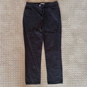 PacSun Women's Black Straight Leg Jeans